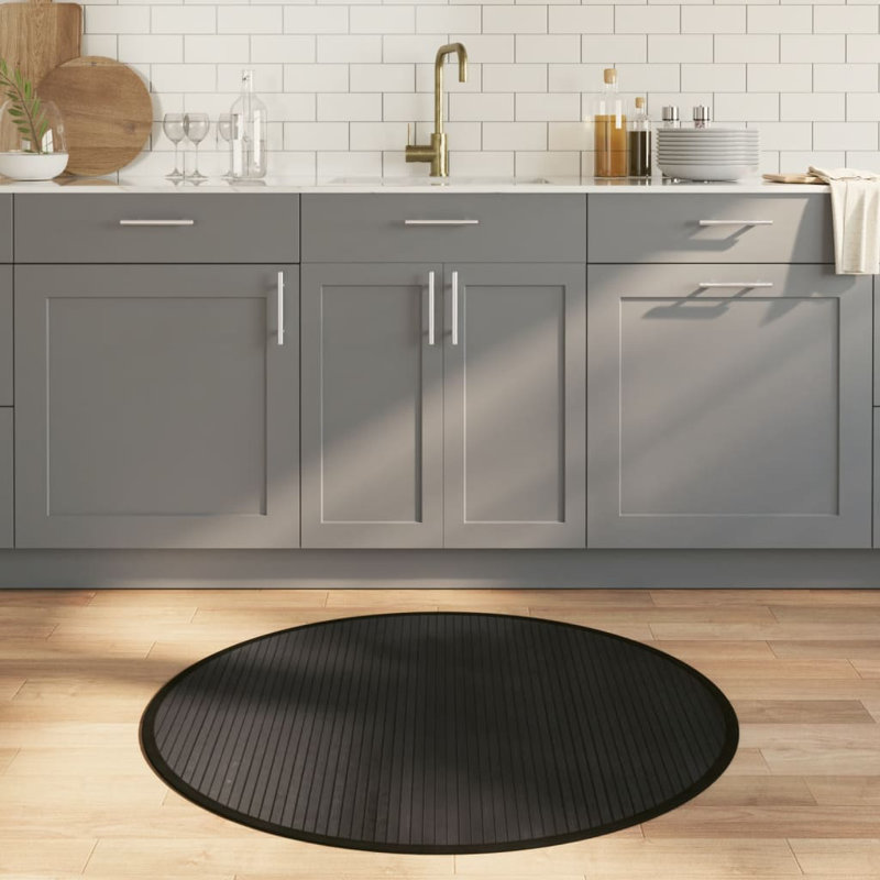 Rug Bamboo, Round 100cm