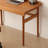 Simple Small-sized Cherry Solid Wood Writing Desk-997235686