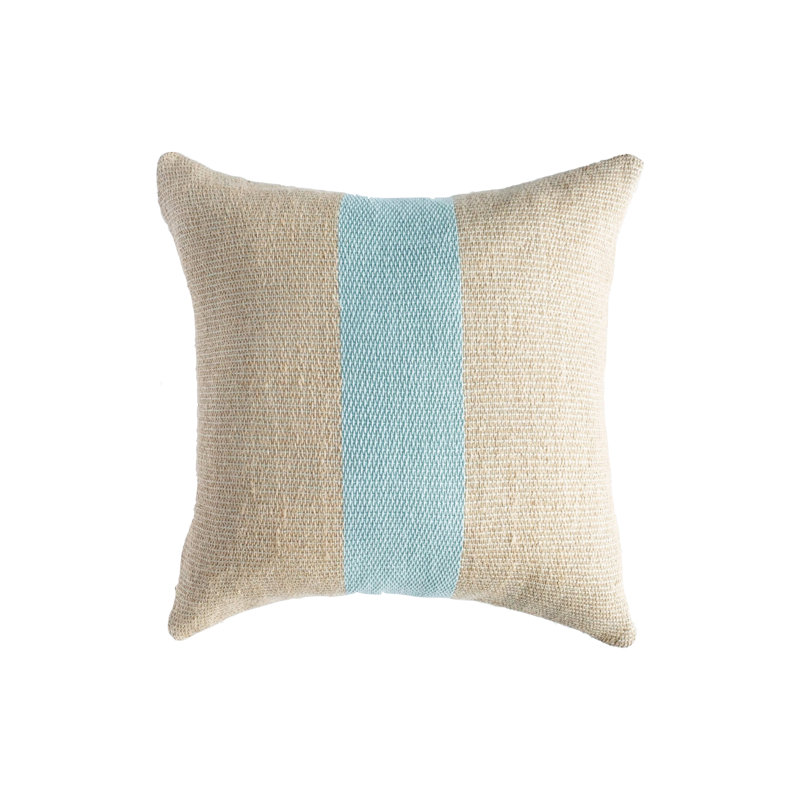 Pampa Square Pillow Cover, Seafoam