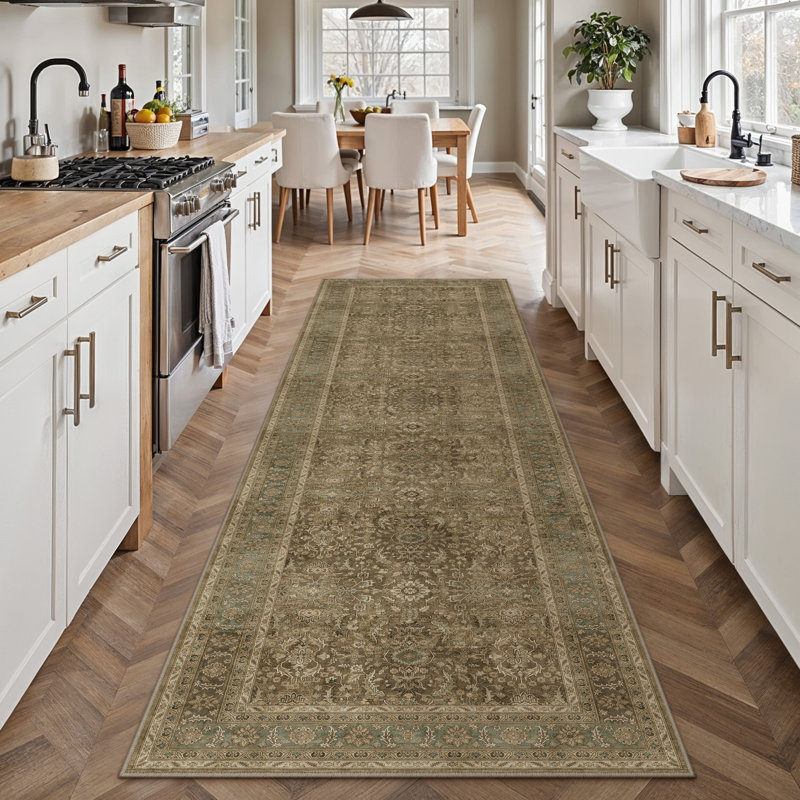 Kingsley Vintage Persian Area Rug, Runner 2' x 8'