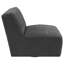 Chaise pivotante rembourrée sans accoudoirs -1636928245