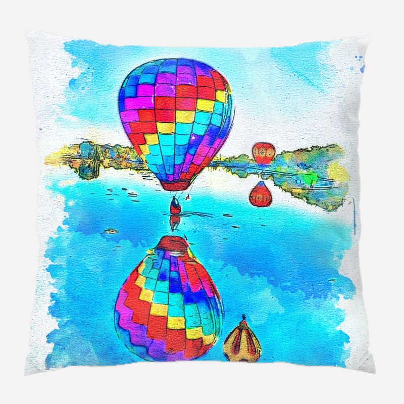  Coussin Hot Air, Synthétique, Extérieur