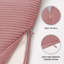 Aspire Homeware Striped Square Velvet Cushion Cover-805307325-807011601