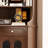 Walnut Solid + Manufactured Wood Accent Cabinet