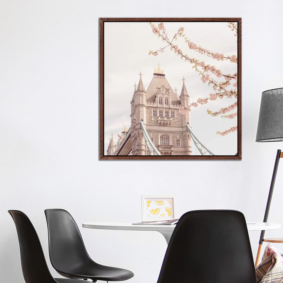 London Tower Bridge In Spring - Print on Canvas