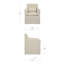 Lydia Outdoor Slipcover Dining Chair Cream-1359023241