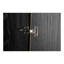Armoire, art déco, motif chagrin, pieds en laiton, gris