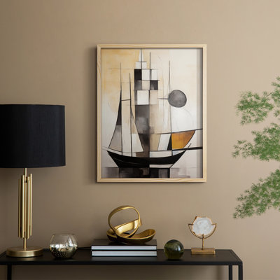 NAUTICAL Series CECLXV, reproduction encadrée - bois massif