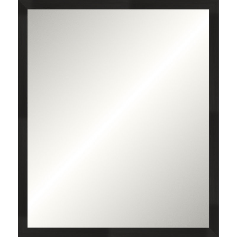 Espresso Gallery Mirror, Wide Vanity