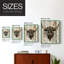 ANIMALS Series DVIII, reproduction encadrée - bois massif-1082029451-1082030705