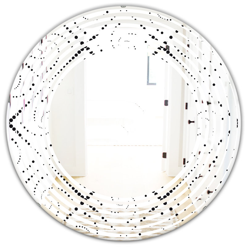 Miroir mural géométrique, 23,6 po x 23,6 po