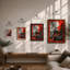 Flowing Forms Modern - Framed Print-860435566-860435567