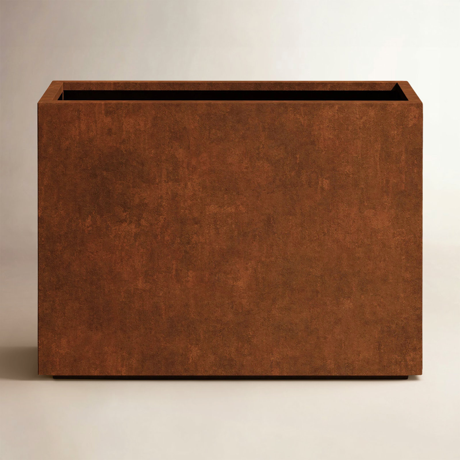 Corten Steel Series Planter Box, 32" H x 42" W x 16" D