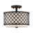 Mance Fabric Semi Flush Mount-552080577-552080580