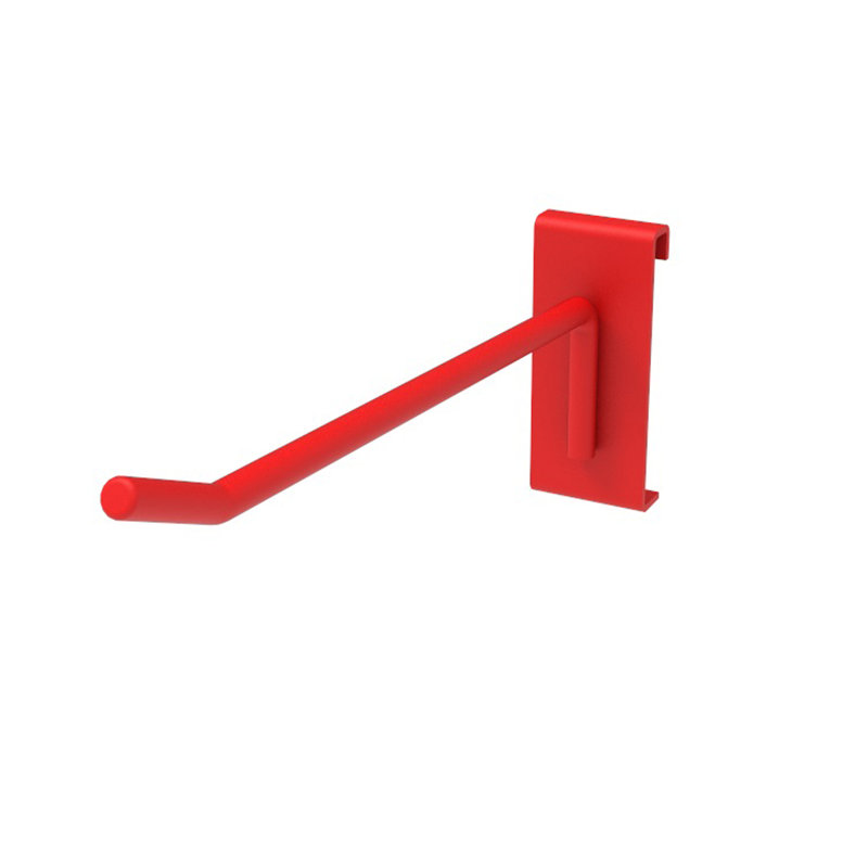 6" Gridwall Metal Hooks, Red