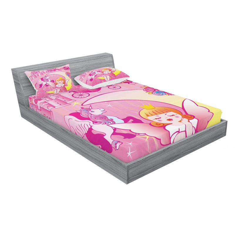 Microfiber Sheet Set, Queen Sheet Set with Fitted Sheet