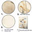 Décoration murale Thistle Mute Beige Beige III - chardon-97170923-97170912