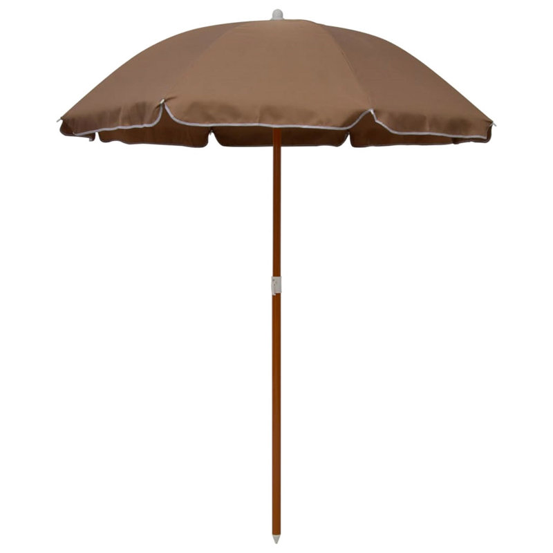 Emmalynn 155cm Market Parasol, Taupe