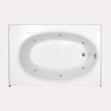 Kona 60'' L Alcove Whirlpool Bathtub