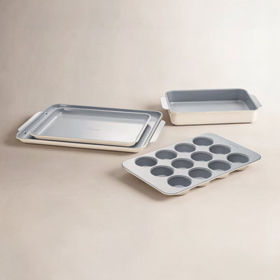 Caraway Non-Toxic Nonstick Ceramic Half Bakeware Set