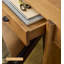 Bureau d'écriture en bois massif de style Mid-Century avec 3 tiroirs-30662183