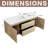 Cafar 58.5'' Double Bathroom Vanity with Resin Top-1169001795