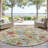 Machine Washable Indoor/Outdoor Raemoore ACN2403 Floral Rug-366186858