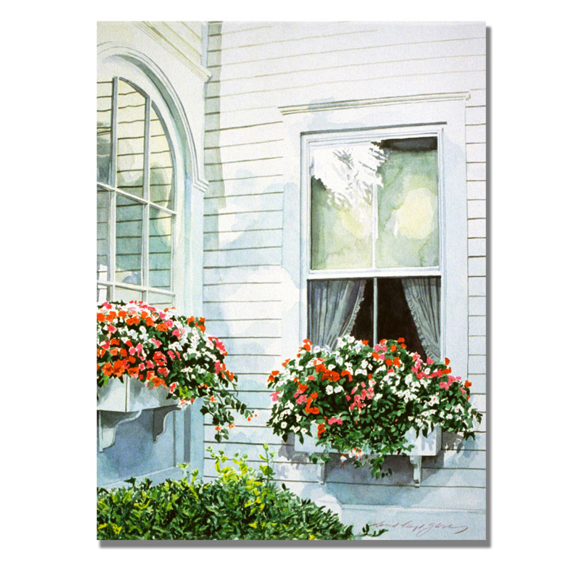 " Window Boxes " by David Lloyd Glover, 24" H x 18" W x 2" D