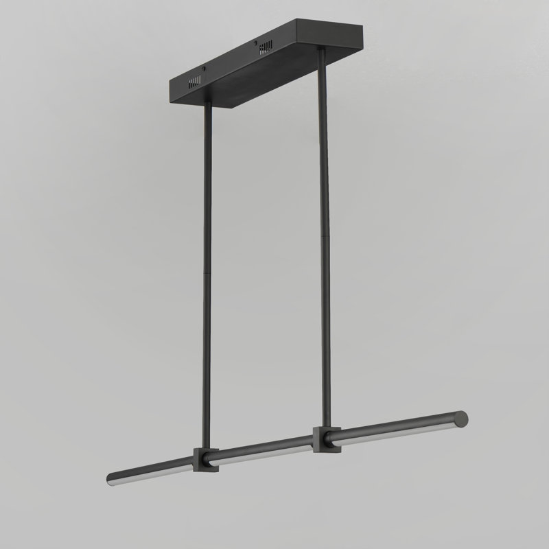 Luminaire suspendu à 3 lumières, Noir