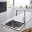 Robinet de cuisine à poignée simple avec accessoires Minta®-39258132