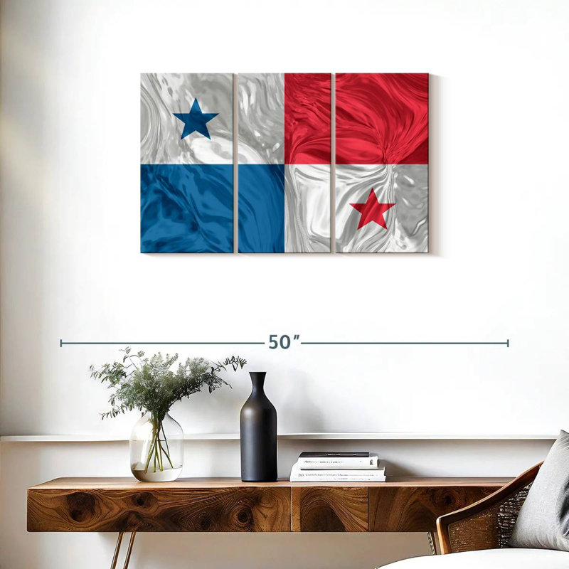 Optical Illusion Panama Flag, 20" H x 33" W
