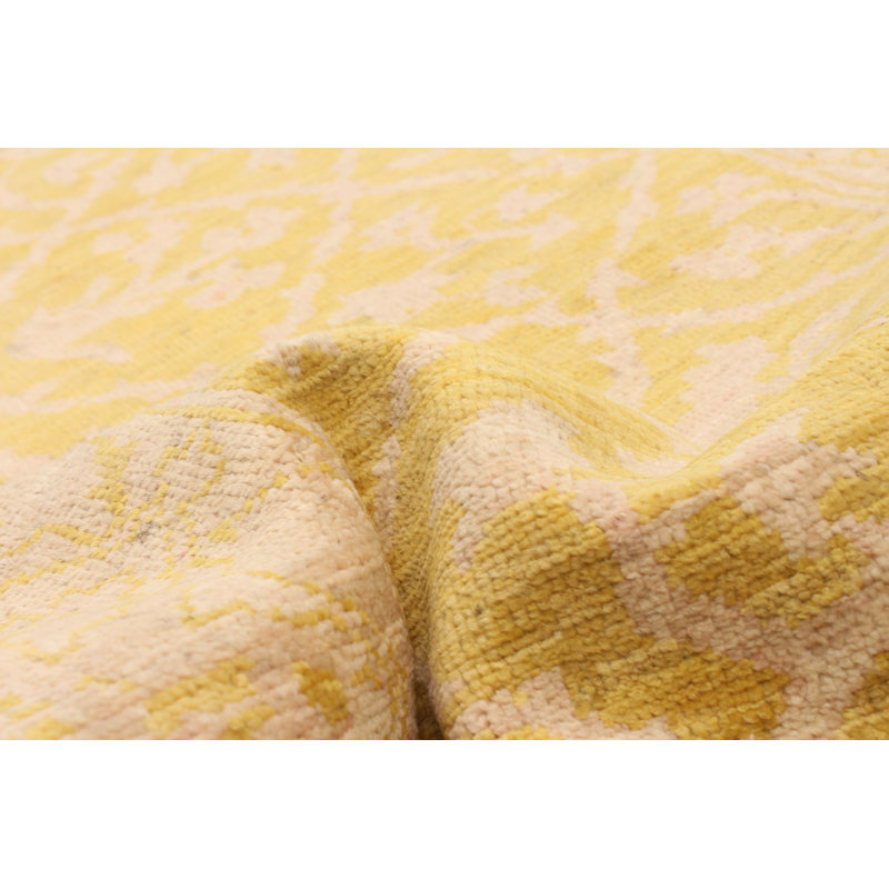 Tapis doré Peshawar Oushak 2 pi 8 po x 10 pi 0 po