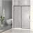 Semi-Frameless Sliding Shower Door, 1/4" (6Mm) Clear SGCC Tempered Glass, Adjustable Width – No Cutting Required