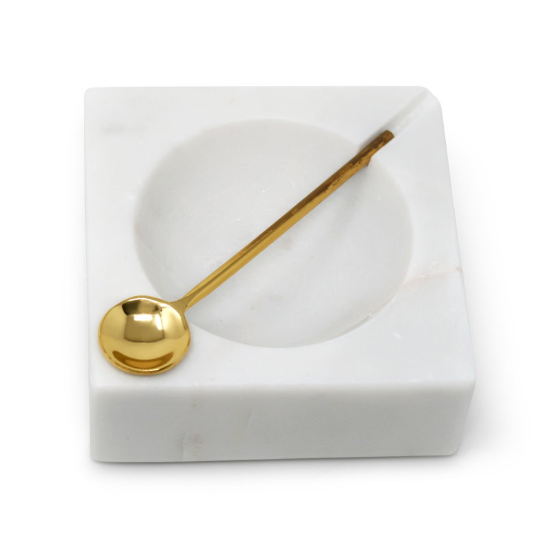 Salt Dish With Spoon