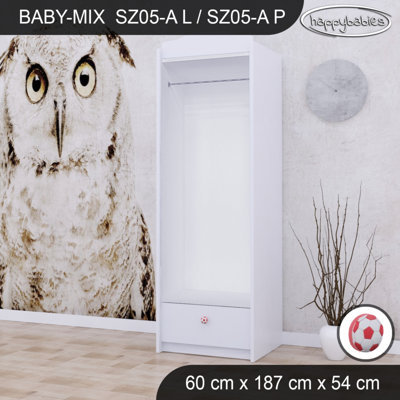 Ball 1 Door Wardrobe