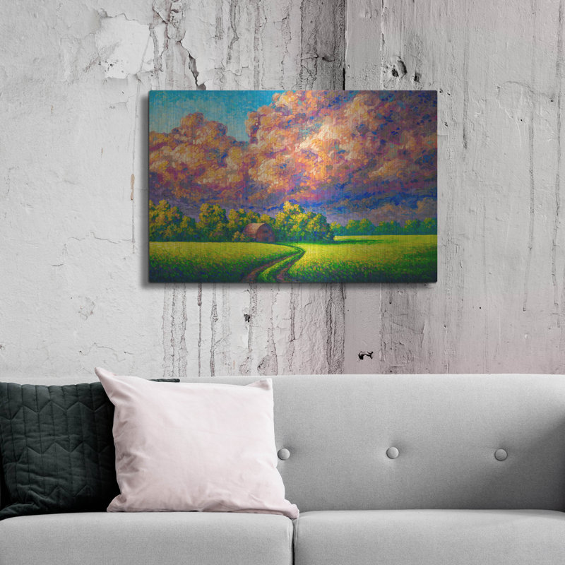 «August Storm» par Joe Reimer, art mural en métal, H 24 po x l 36 po