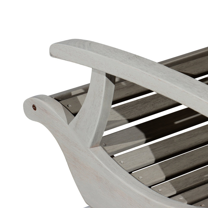 Lankheit Eucalyptus Outdoor Lounge Chair, Driftwood Gray