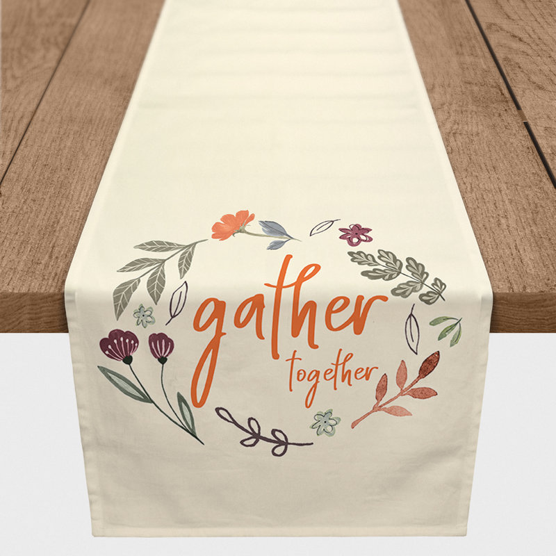 Chemin de table gather Orrville, 90 po x 16 po