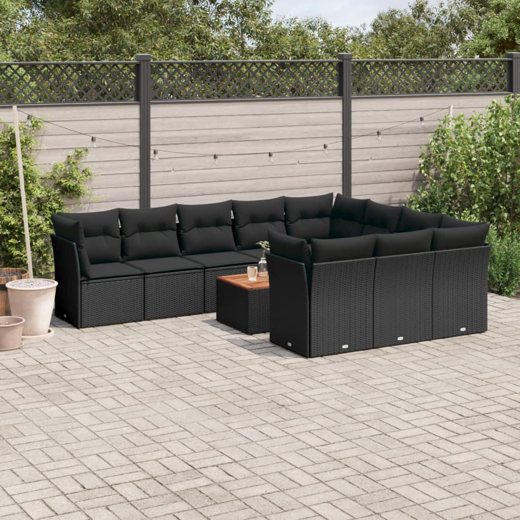 Outdoor-Sitzgruppen-Set mit Kissen