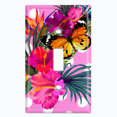 Patterned Toggle Light Switch Standard Wall Plate