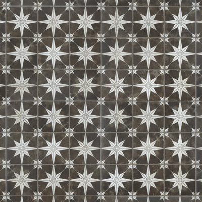 Carreau de céramique à motif pour mur et plancher 13 po x 13 po Harmonia