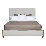 Thom Filicia Home Chatfield California King Upholstered Low Profile Panel Bed