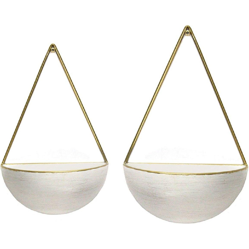 Ensemble de 2 pots à fleurs muraux Modern Modern