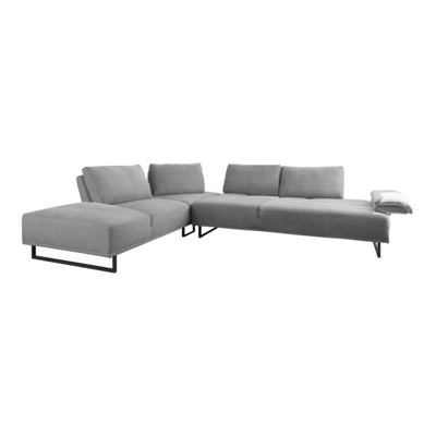 Prower 139" Wide Left Hand Facing Sofa & Chaise