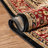 Belliere Medallion Kashan Black Traditional Rug-219279354