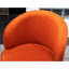 Fauteuil d'appoint en velours orange - Fauteuil pivotant confortable, élégant et confortable-40110315