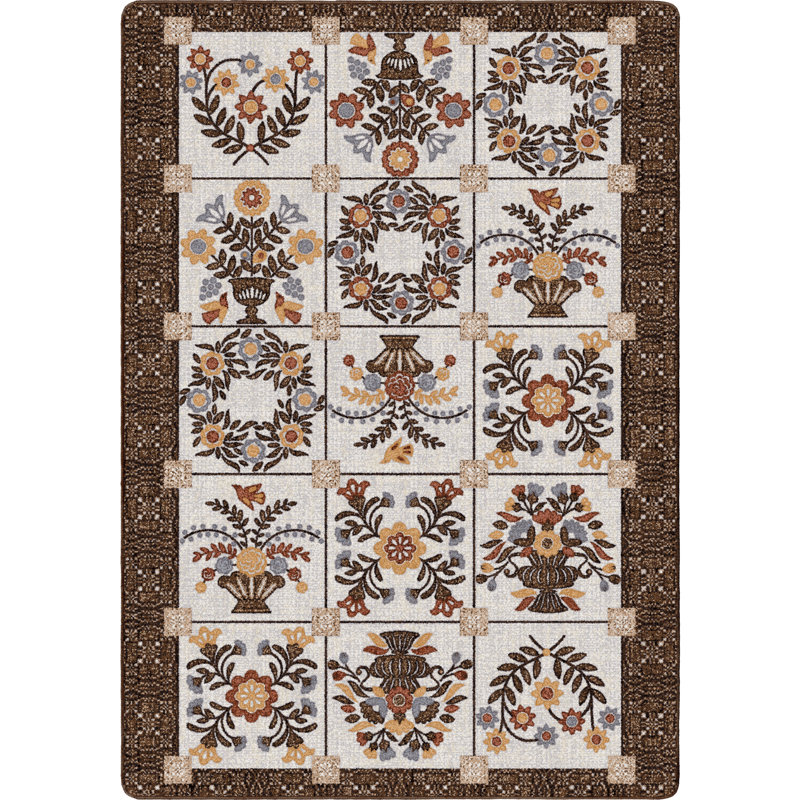 Jovie Floral Indoor Rug, Rectangle 7'8" x 10'9"