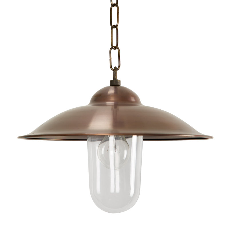 Tignall 1 - Light Copper Lantern Pendant