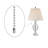 Beaded Pull Chain Extension with Connector for Ceiling Fan or Light, 10 Feet, 3mm Diameter, Bronze-101509600