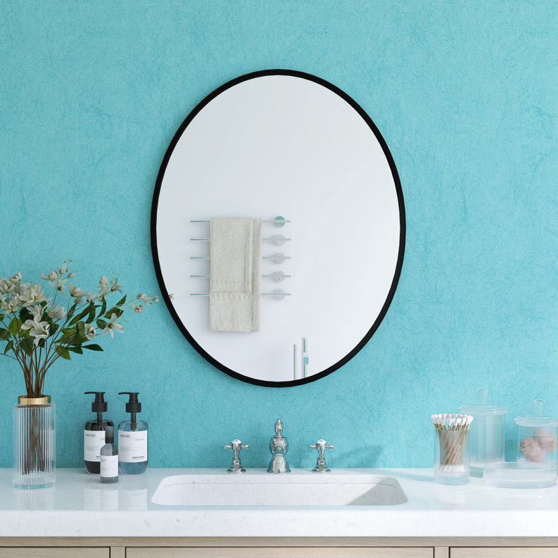 Miroir de salle de bain ovale